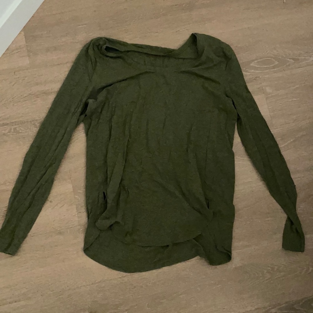 Green lululemon long sleeve